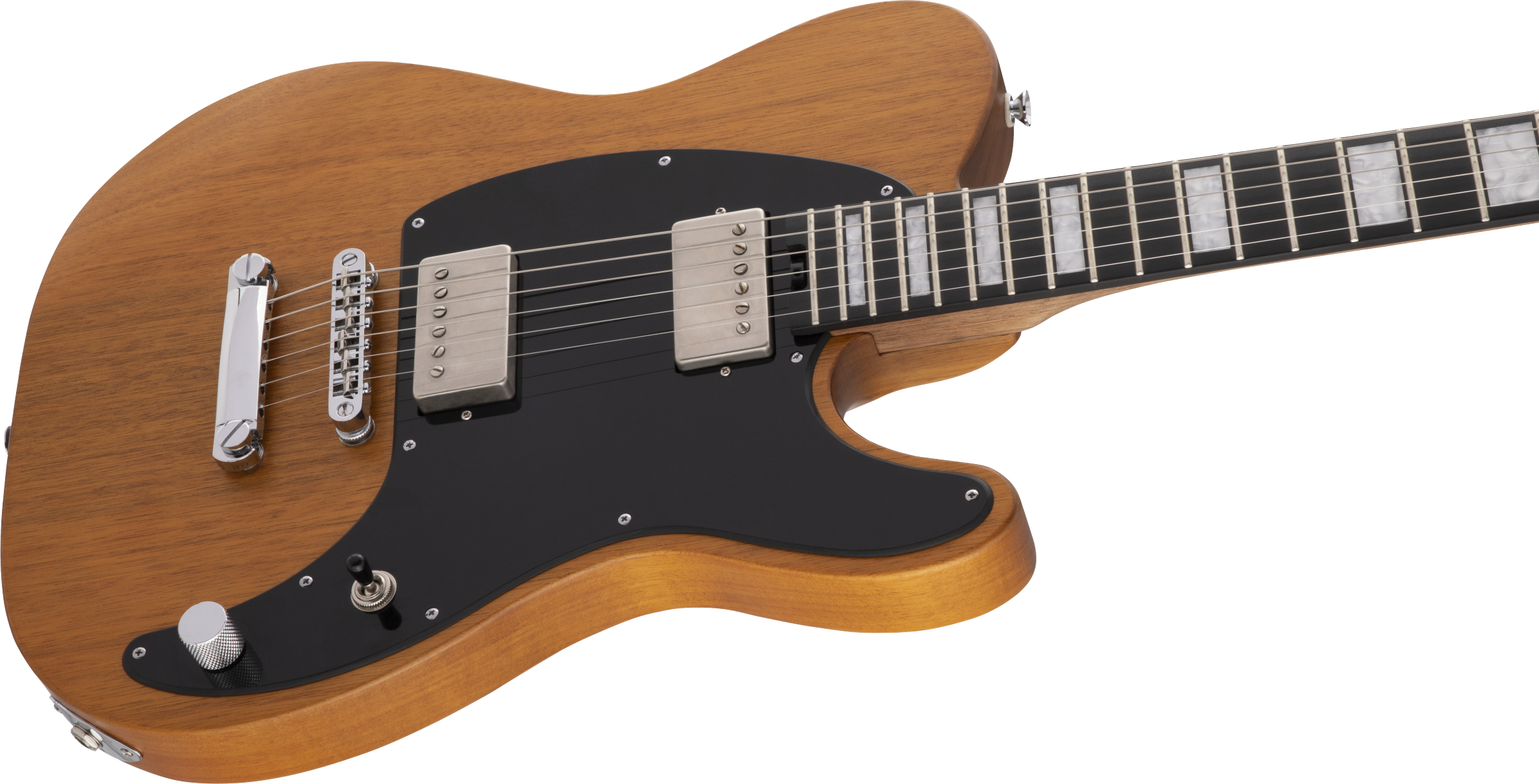 Charvel Joe Duplantier San Dimas Style 2 Hh E Mahogany Pro-mod Signature 2h Ht Eb - Natural - Televorm elektrische gitaar - Variation 1