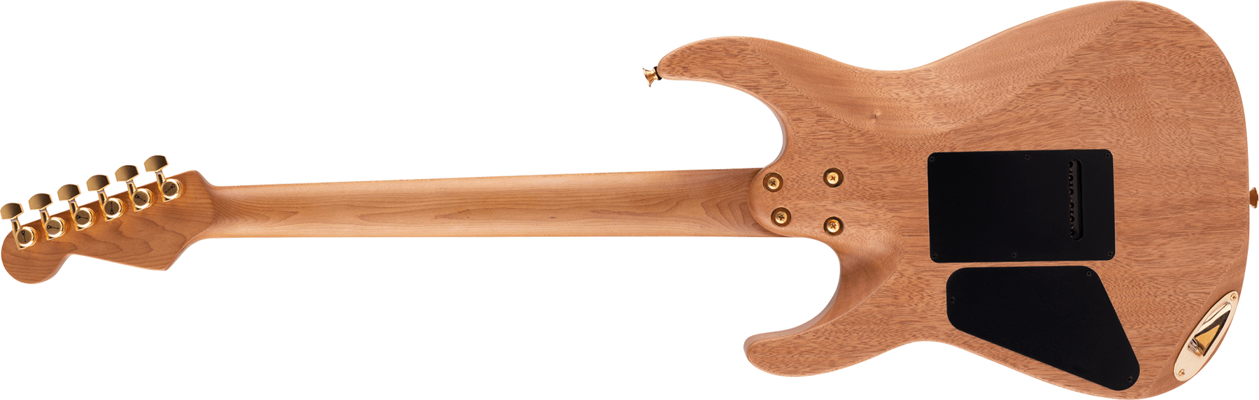 Charvel Dinky Dk24 Hsh 2pt Cm Mahogany Pro-mod Seymour Duncan Ht Mn - Natural - Elektrische gitaar in Str-vorm - Variation 1