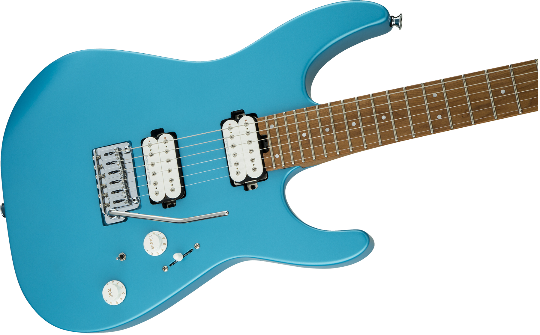 Charvel Pro-mod Dk24 Hh 2pt Cm Seymour Duncan Trem Mn - Matte Blue Frost - Elektrische gitaar in Str-vorm - Variation 2