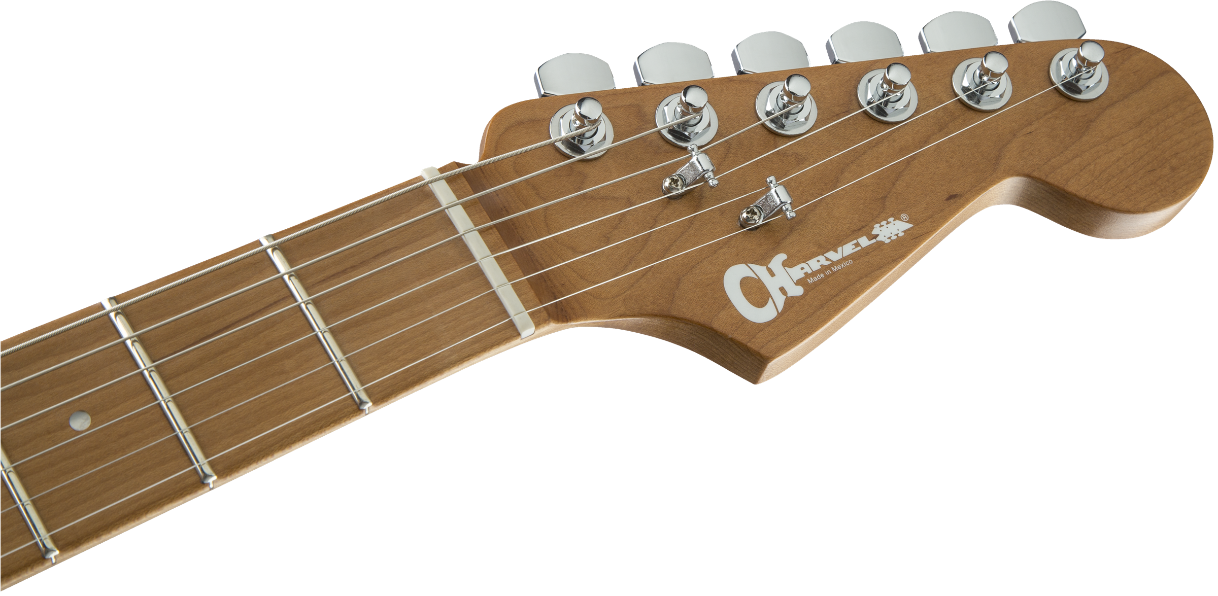Charvel Pro-mod Dk24 Hss 2pt Cm Trem Mn - Satin Shell Pink - Elektrische gitaar in Str-vorm - Variation 4
