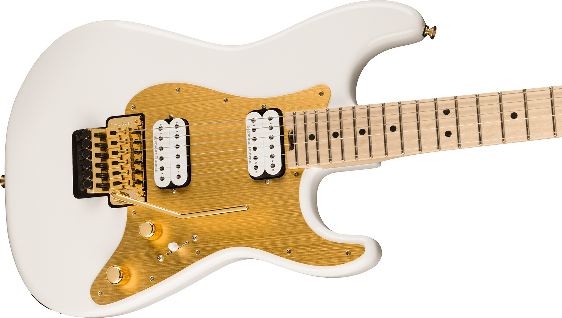 Charvel So-cal Style 1 Hh Fr M Pro-mod 2h Seymour Duncan Mn - Snow White - Elektrische gitaar in Str-vorm - Variation 2