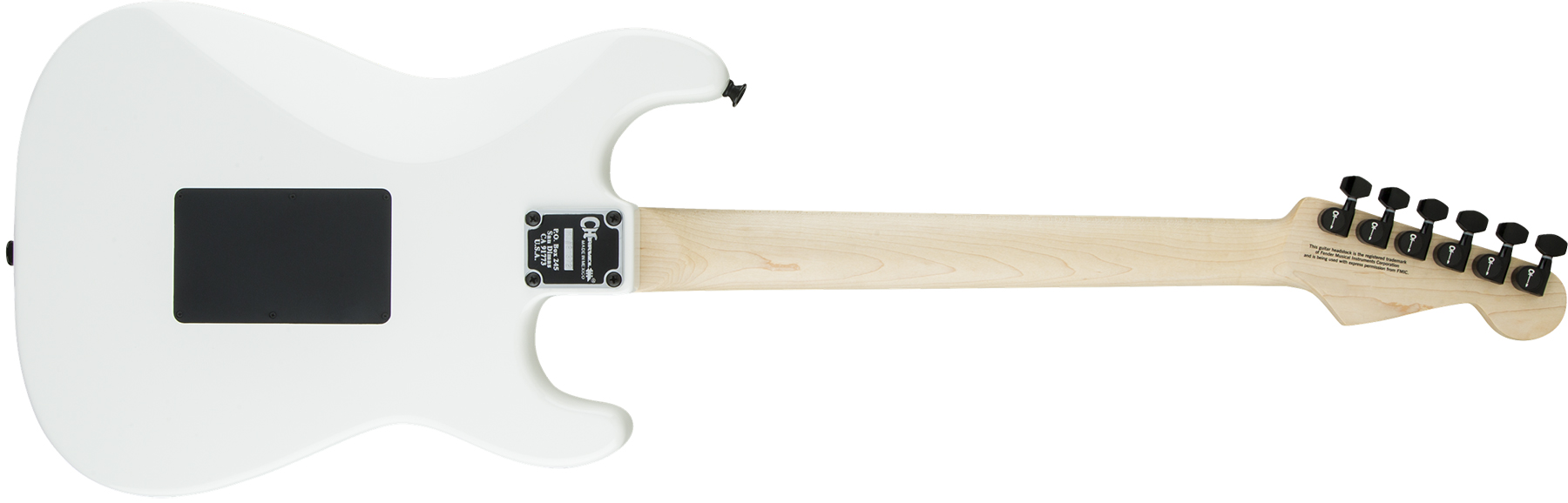 Charvel Pro-mod So-cal Style 1 Hh Fr M Lh Gaucher Seymour Duncan Fr Mn - Snow White - Linkshandige elektrische gitaar - Variation 1