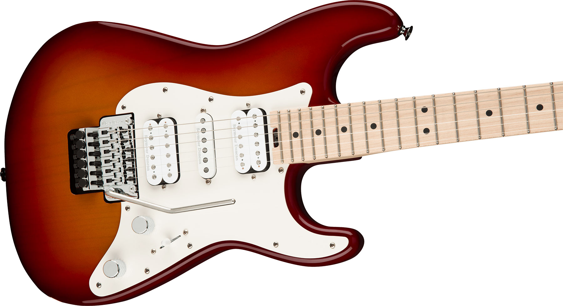 Charvel So-cal Style 1 Hsh  Fr M Pro-mod Seymour Duncan Mn - Cherry Kiss Burst - Elektrische gitaar in Str-vorm - Variation 2