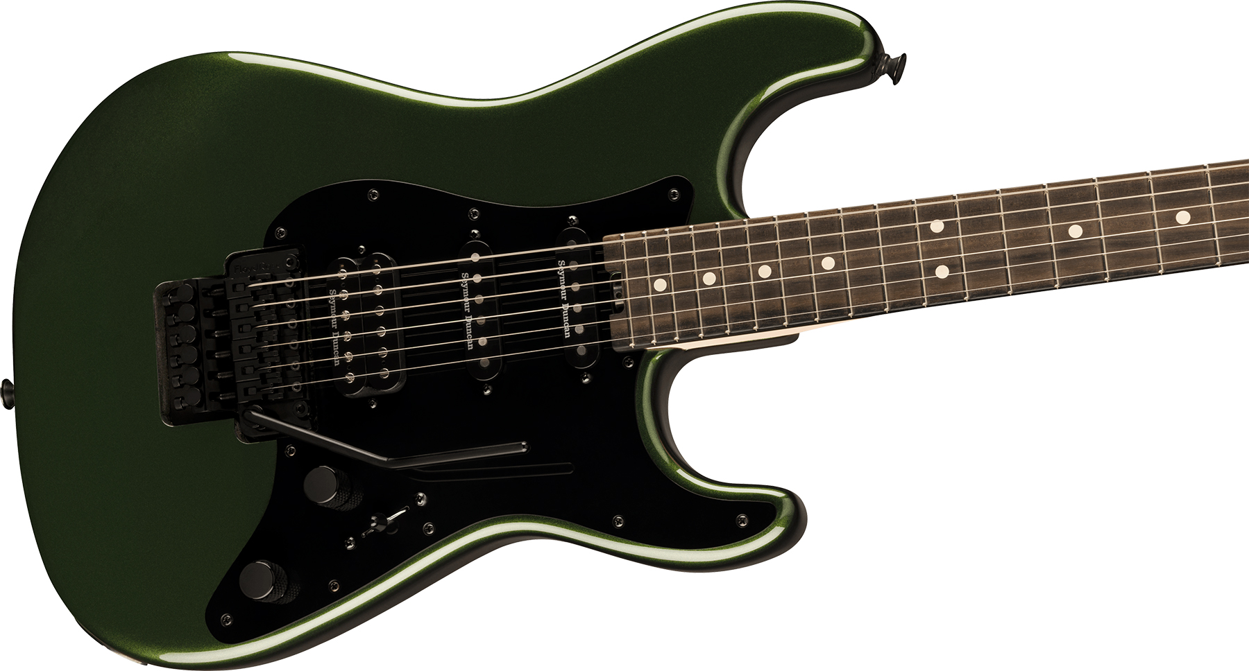 Charvel So-cal Style 1 Hss Fr E Pro-mod Seymour Duncan Eb - Lambo Green - Elektrische gitaar in Str-vorm - Variation 2