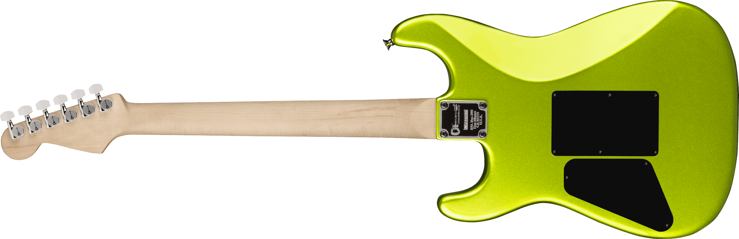 Charvel San Dimas Style 1 Hh Fr E Pro-mod Seymour Duncan Eb - Lime Green Metallic - Elektrische gitaar in Str-vorm - Variation 1