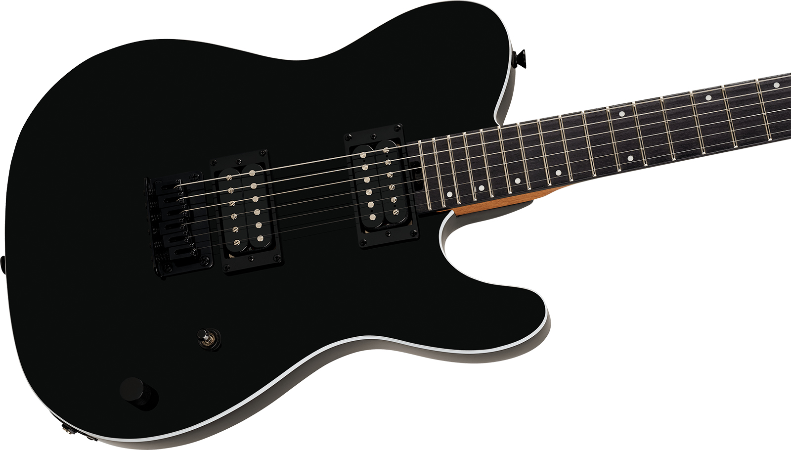 Charvel San Dimas Style 2  Sd2 Hh Ht Ind 2h Ht Ama - Gloss Black - Televorm elektrische gitaar - Variation 2