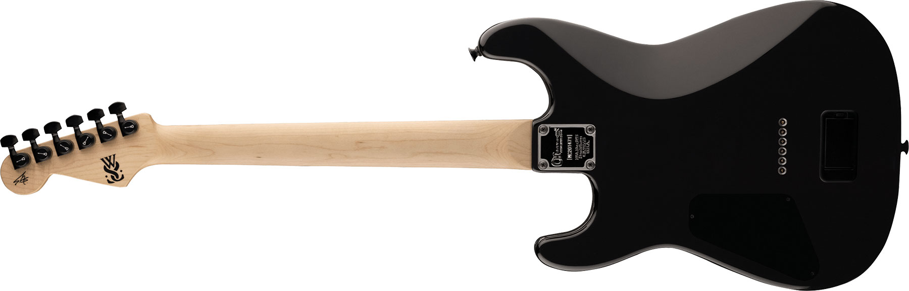 Charvel Sean Long San Dimas Style 1 Pro-mod Signature 2h Emg Ht Mn - Gloss Black - Elektrische gitaar in Str-vorm - Variation 1