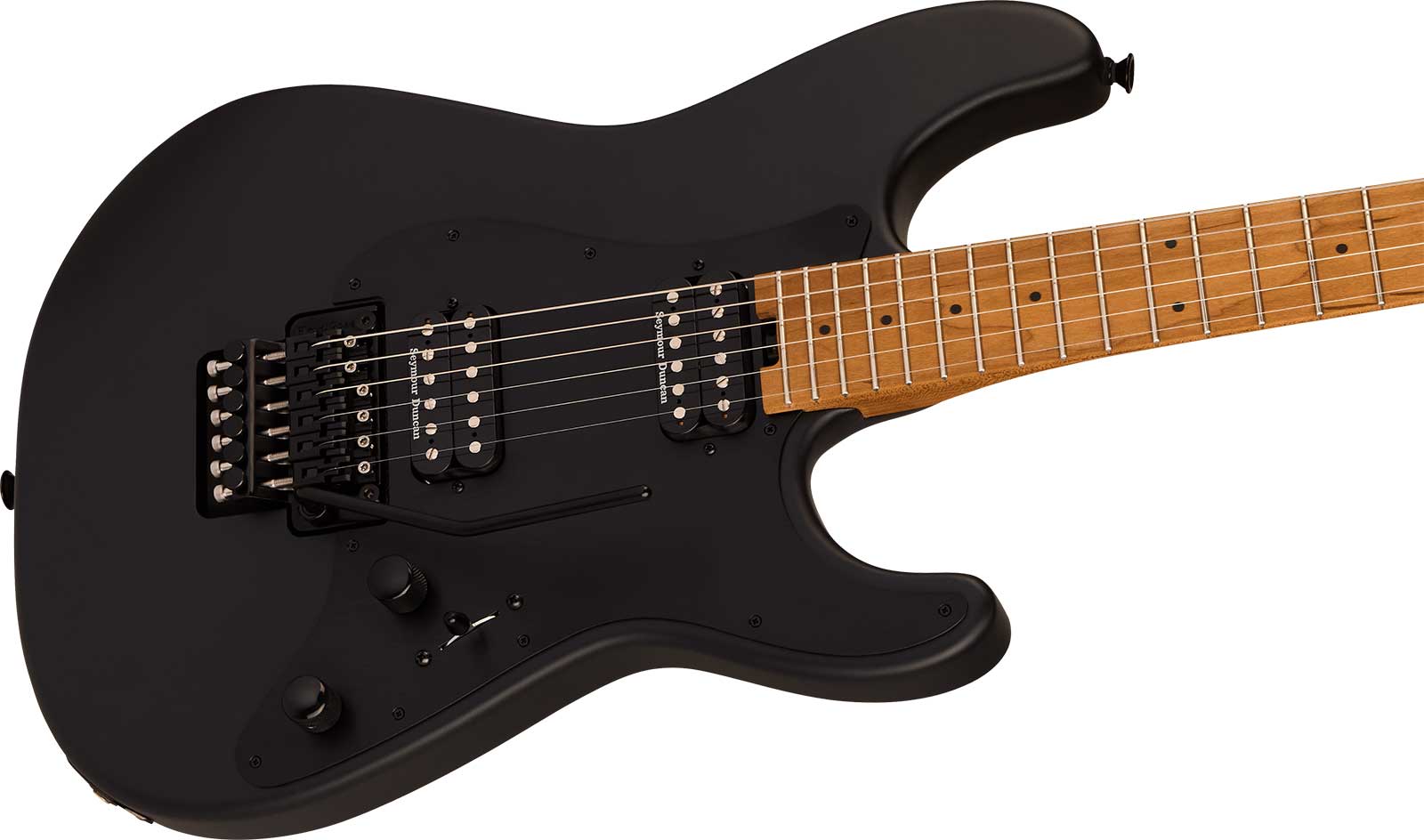 Charvel So-cal Style 1 Hh Fr Pro-mod Plus 2h Seymour Duncan Mn - Scorched Earth - Elektrische gitaar in Strat vorm - Variation 2