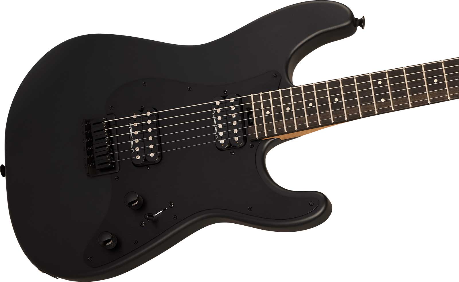 Charvel So-cal Style 1 Hh Ht E Pro-mod 2h Seymour Duncan Eb - Scorched Earth - Elektrische gitaar in Strat vorm - Variation 2