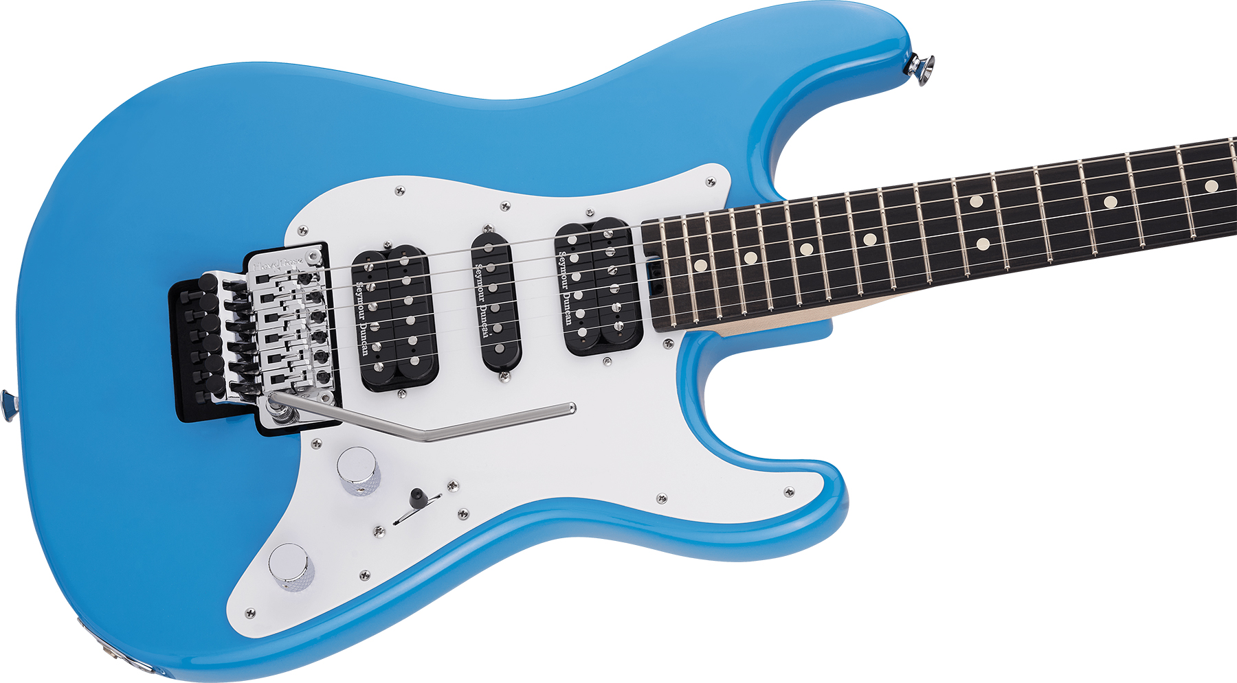 Charvel So-cal Style 1 Hsh Fr E Pro-mod Seymour Duncan Eb - Robbin's Egg Blue - Elektrische gitaar in Str-vorm - Variation 2