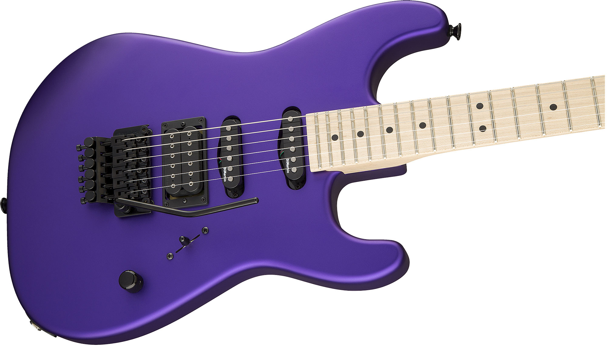 Charvel San Dimas Style 1 Hss Fr M Usa Select Dimarzio Fr Mn - Satin Plum - Elektrische gitaar in Str-vorm - Variation 3