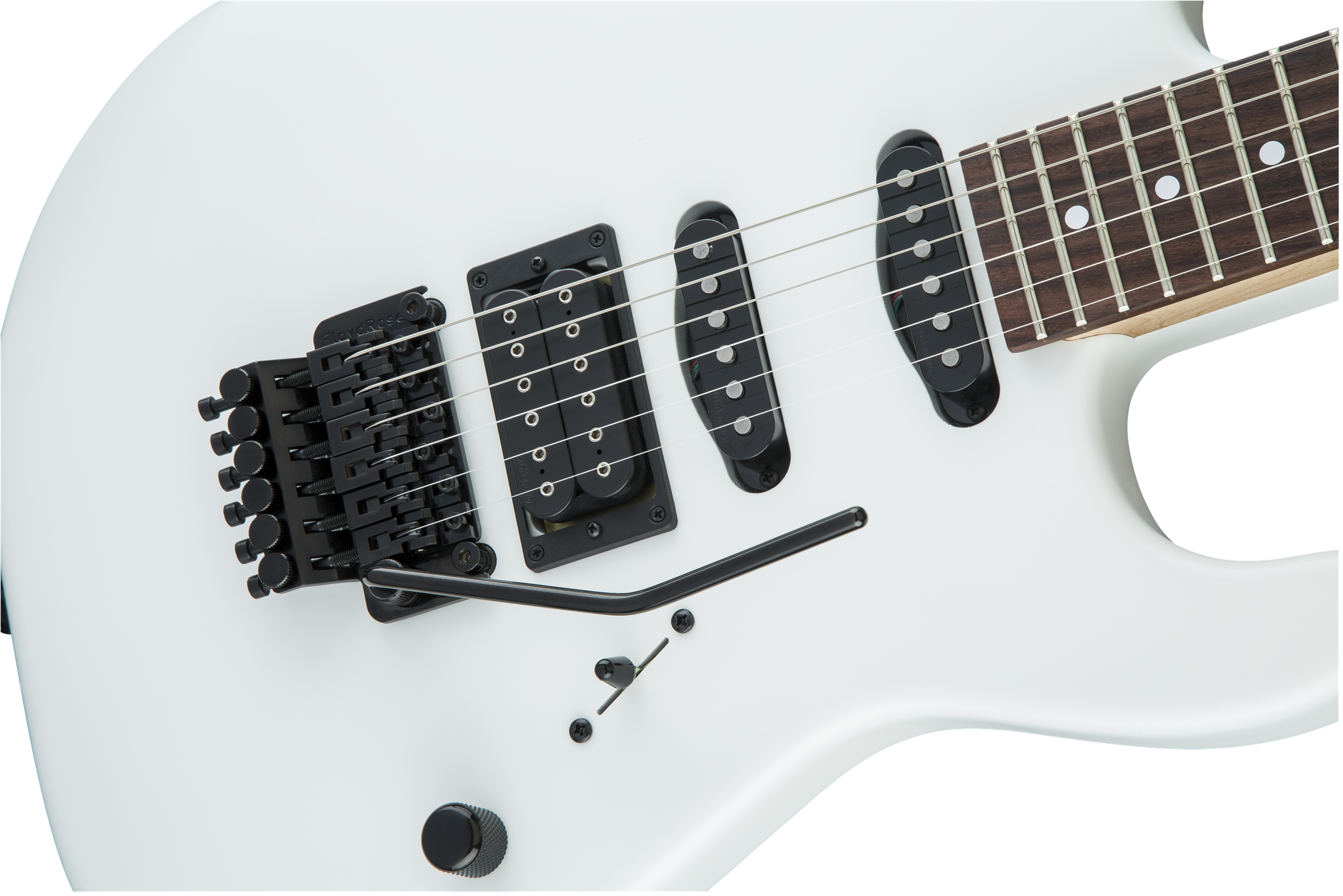 Charvel Usa Select San Dimas Style 1 Hss Fr Rw - Snow Blind Satin - Elektrische gitaar in Str-vorm - Variation 3