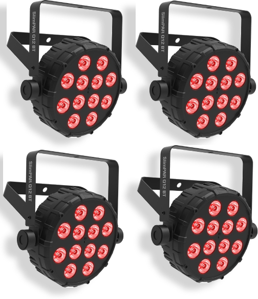 Chauvet Dj 4 X Slimpar Q12 Bt + - Verlichting set - Main picture