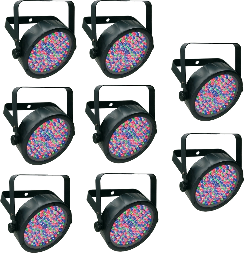 Chauvet Dj 8 X Slimpar 56 - Verlichting set - Main picture