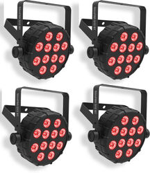 Verlichting set Chauvet dj 4 x SlimPAR Q12 BT +