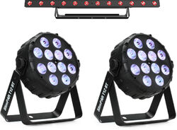 Verlichting set Chauvet dj COLORband T3 BT + SlimPAR T12 BT x 2