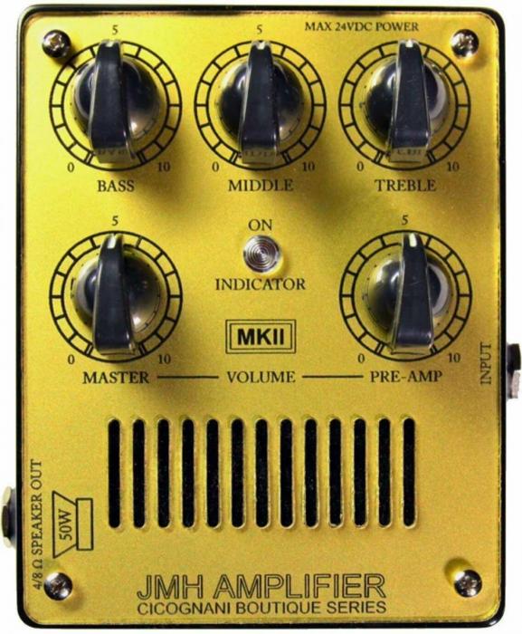Elektrische gitaar mini versterker Cicognani engineering Boutique JMH Amplifier MKII