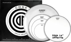 Vellen set Code drumheads Full Pack GENERATOR Sablée 10/12/14/20 + 14