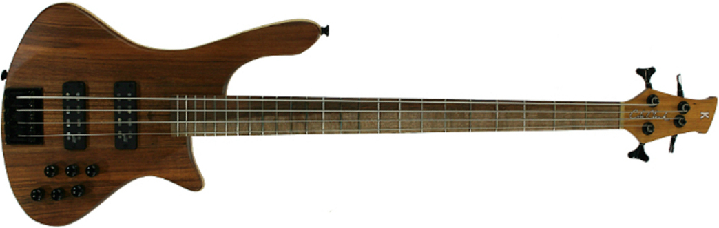 Cole Clark Ccllb4-bl Llb Bass Active - Natural - Solid body elektrische bas - Main picture