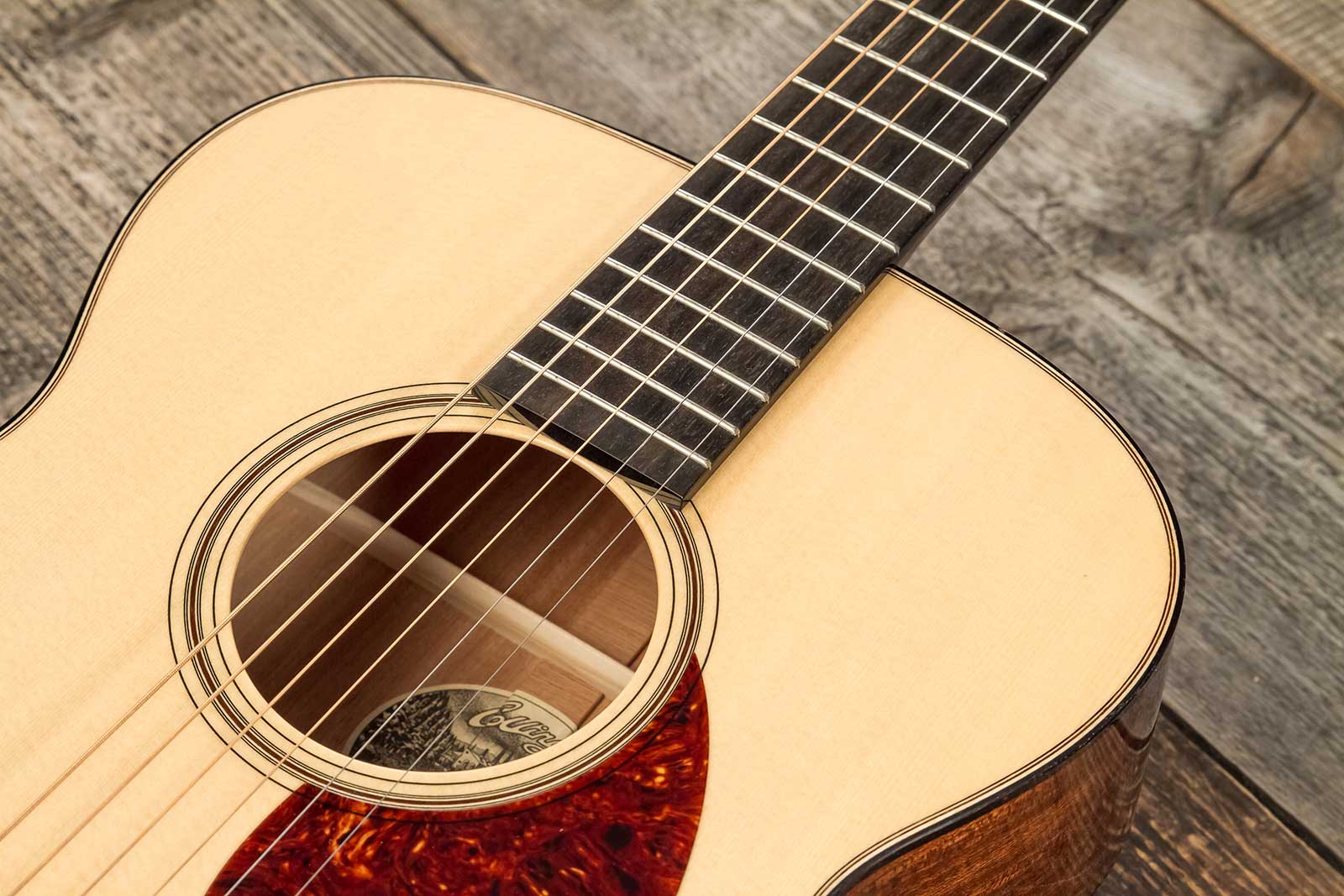 Collings 001 14-fret Traditional Grand Concert Epicea Acajou Eb #34443 - Natural - Volksgitaar - Variation 4