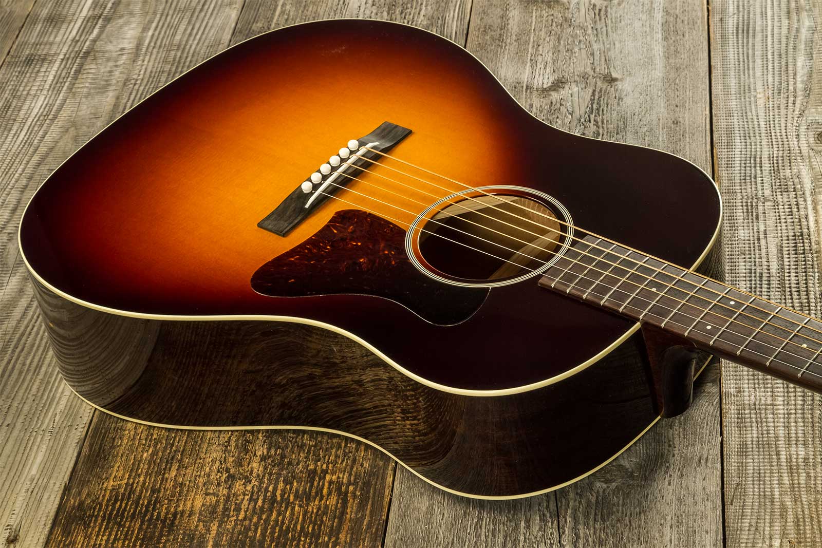 Collings Cj-45 T Traditional Dreadnought Epicea Acajou Rw #34450 - Sunburst - Volksgitaar - Variation 2