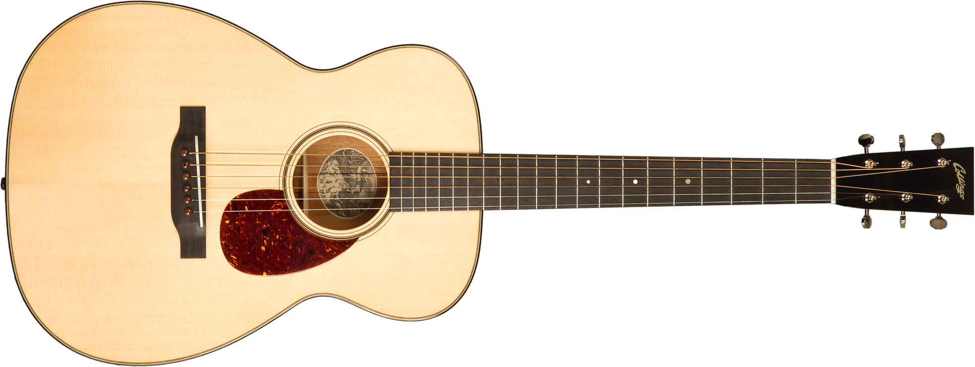Collings 001 14-fret Traditional Grand Concert Epicea Acajou Eb #34443 - Natural - Volksgitaar - Main picture
