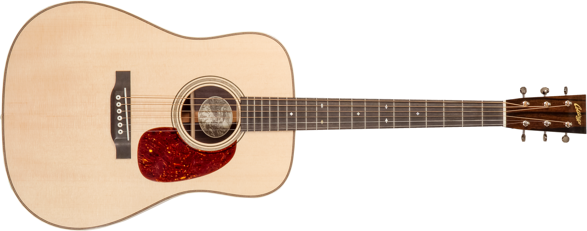 Collings D2h Custom Dreadnought Epicea Palissandre Eb #33756 - Natural High Gloss - Westerngitaar & electro - Main picture