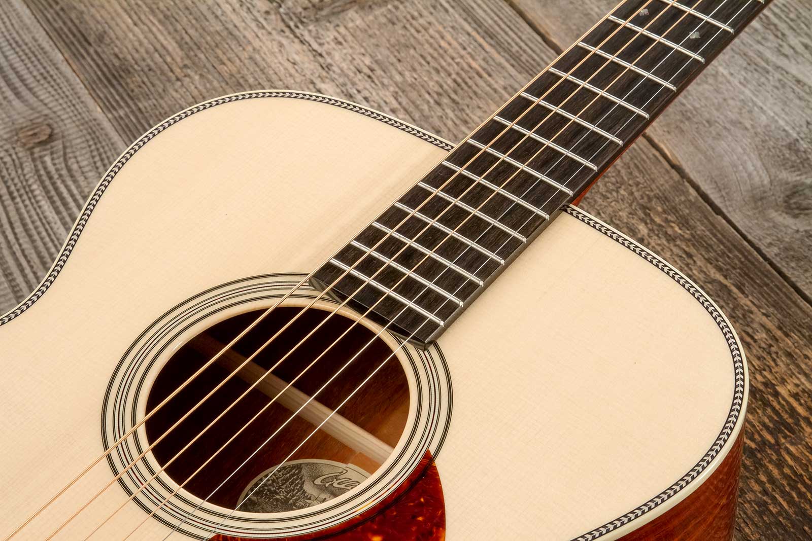 Collings Om2h Custom Orchestra Model Epicea Engelmann Cocobolo Eb #34448 - Natural - Volksgitaar - Variation 3