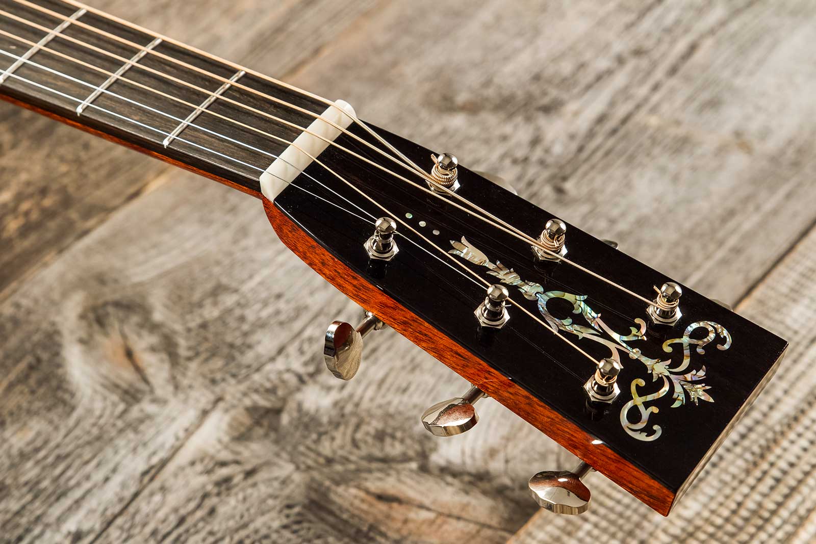 Collings Om2h Custom Orchestra Model Epicea Engelmann Cocobolo Eb #34448 - Natural - Volksgitaar - Variation 8