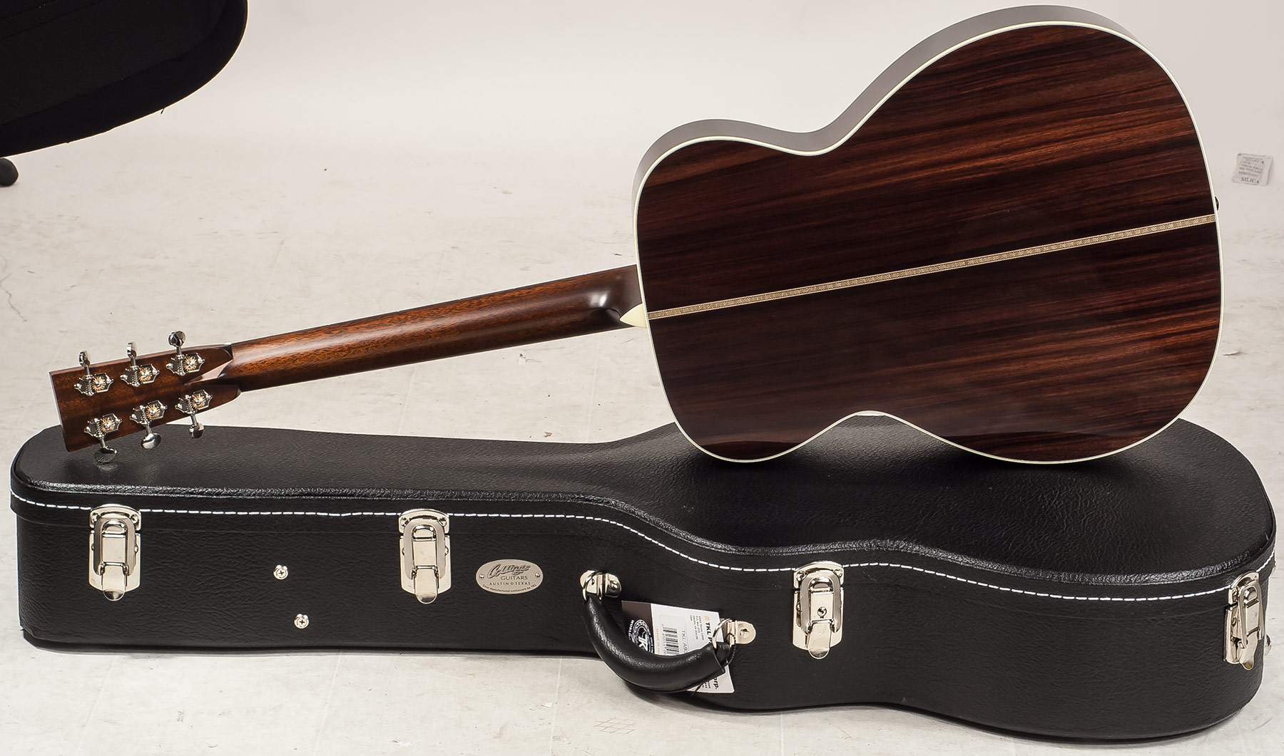Collings Om2h Orchestra 3/4 Nut Satin Neck Torch Peghead #27455 - Natural - Westerngitaar & electro - Variation 1