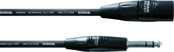 Cordial Cim3mv Xlr M / Jack Stereo - 3m - Kabel - Main picture