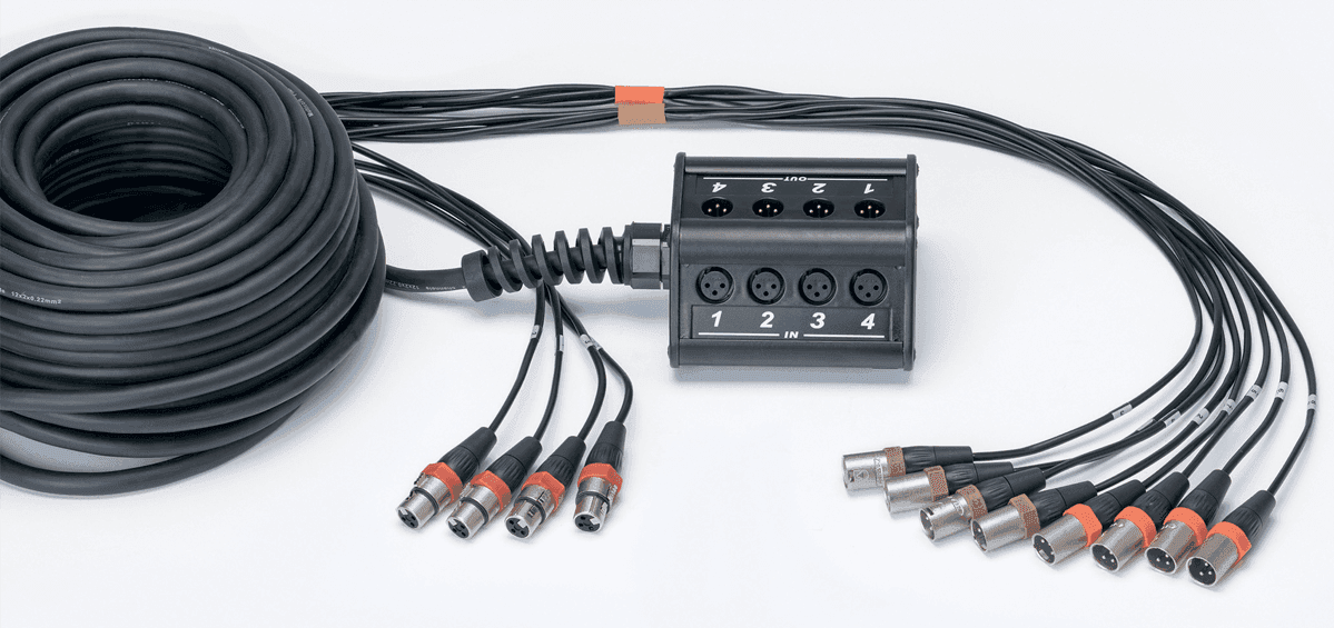 Cordial Essentials 8 Entrees / 4 Sorties - 15m - Multi-paar kabel - Main picture