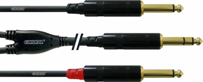 Cordial Jack 3.5   2 Rca 1.5m - - Kabel - Main picture