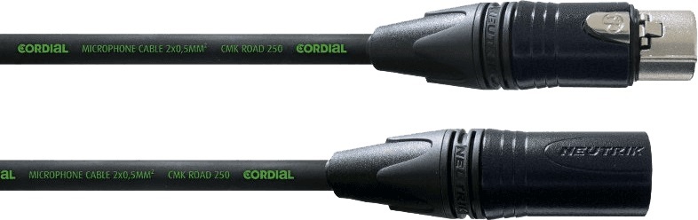 Cordial Xlr Male Fem Neutrik 2,5m - - Kabel - Main picture