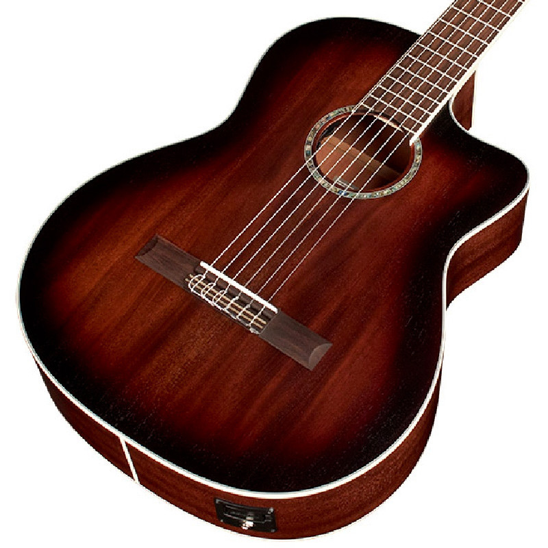 Cordoba C4-ce Iberia 4/4 Cw Epicea Acajou Pf - Charcoal Burst - Klassieke gitaar 4/4 - Variation 2