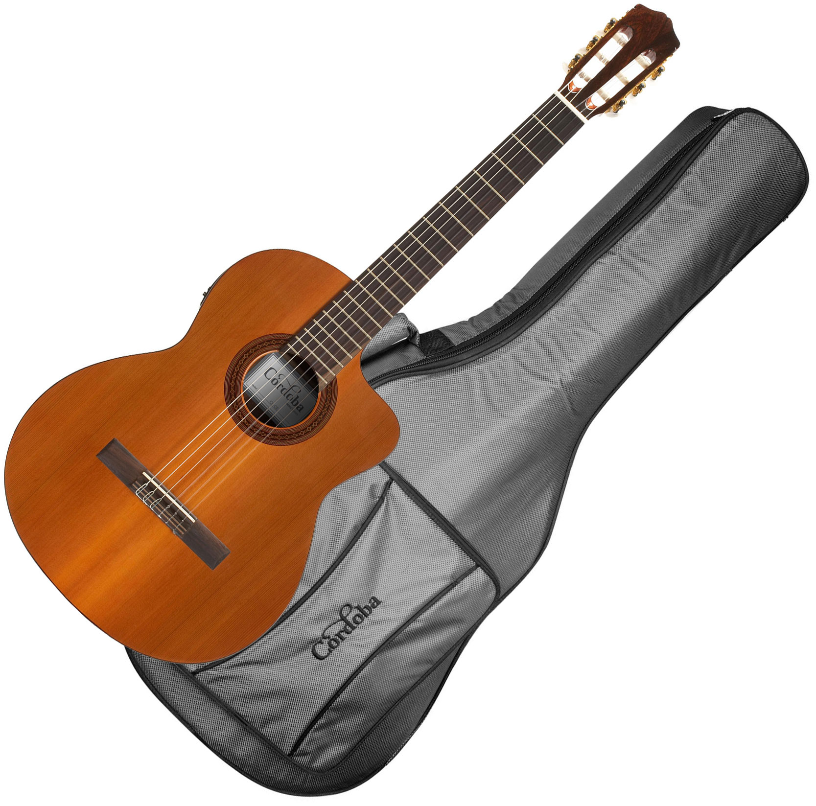 Cordoba C5-ce Iberia 4/4 Cw Cedre Acajou Rw +housse - Natural - Klassieke gitaar 4/4 - Variation 6