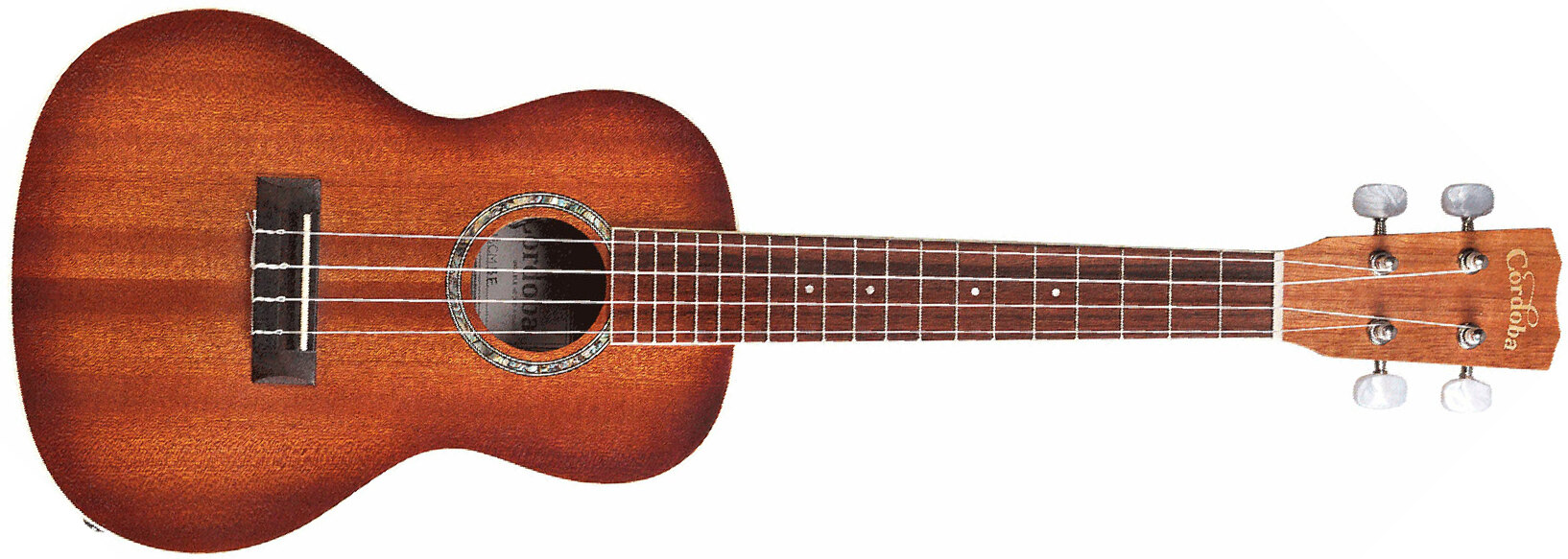 Cordoba 15cm-e Concert Tout Acajou - Edge Burst - Ukulele - Main picture