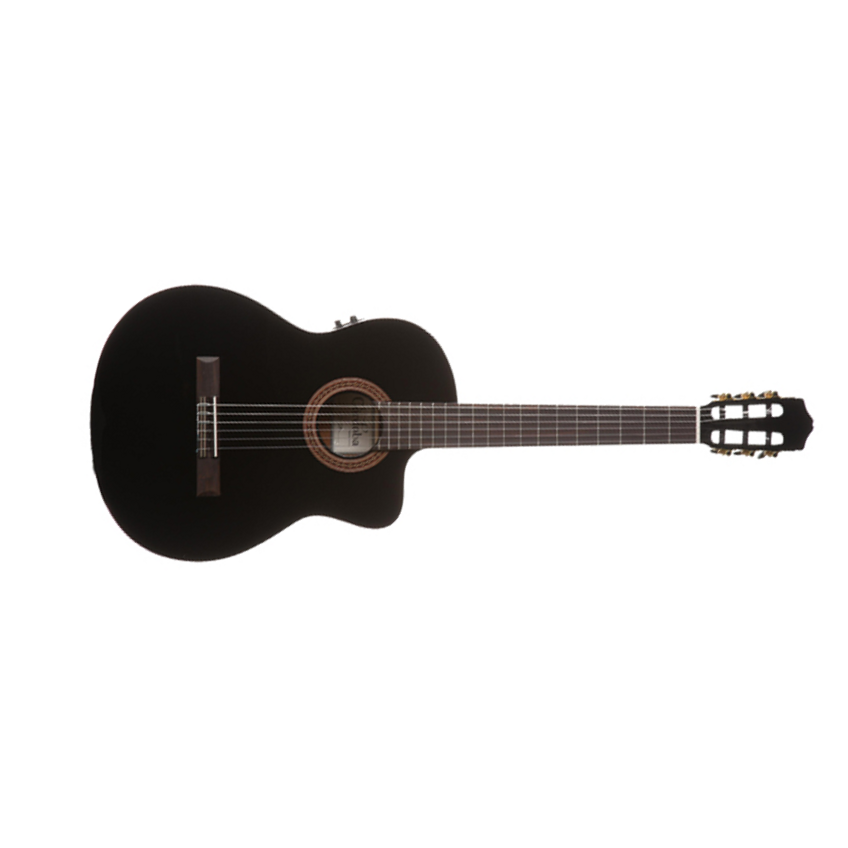 Cordoba Iberia C5-ce - Black - Klassieke gitaar 4/4 - Main picture