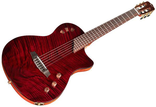 Cordoba Stage Ltd Cw Epicea Acajou Pf - Garnet Red - Klassieke gitaar 4/4 - Variation 1
