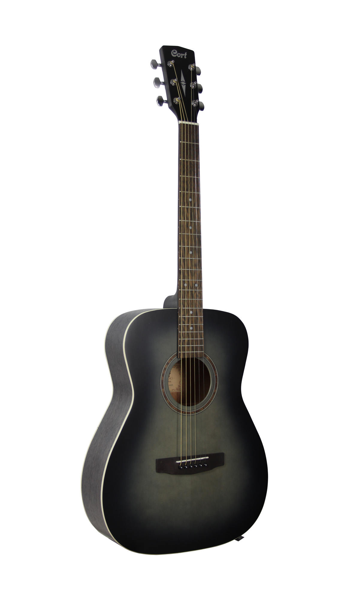 Cort 550opbk Epicea Acajou Mer - Open Pore Black - Folk gitaar - Variation 2