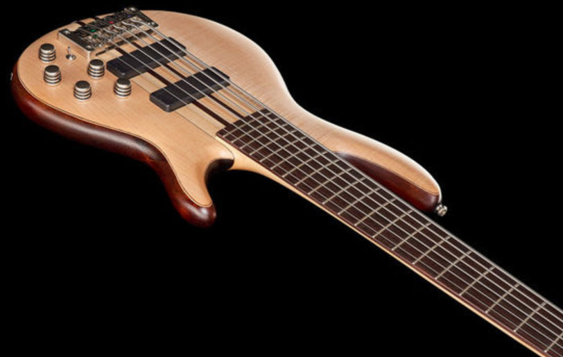 Cort A6 Plus Fmmh Opn - Natural - Solid body elektrische bas - Variation 2