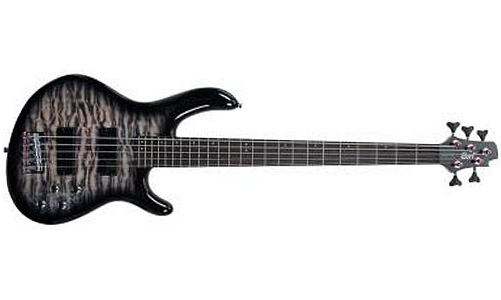 Cort Action Dlx V Plus Fgb 5-cordes Active Rw - Faded Gray Burst - Solid body elektrische bas - Variation 1