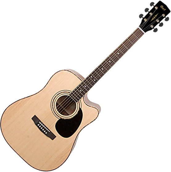 Elektro-akoestische gitaar Cort AD880CE - Natural glossy