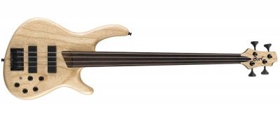 Cort Artisan B4flp Plus As Opn Fretless 2016 - Natural Open Pore - Solid body elektrische bas - Variation 1