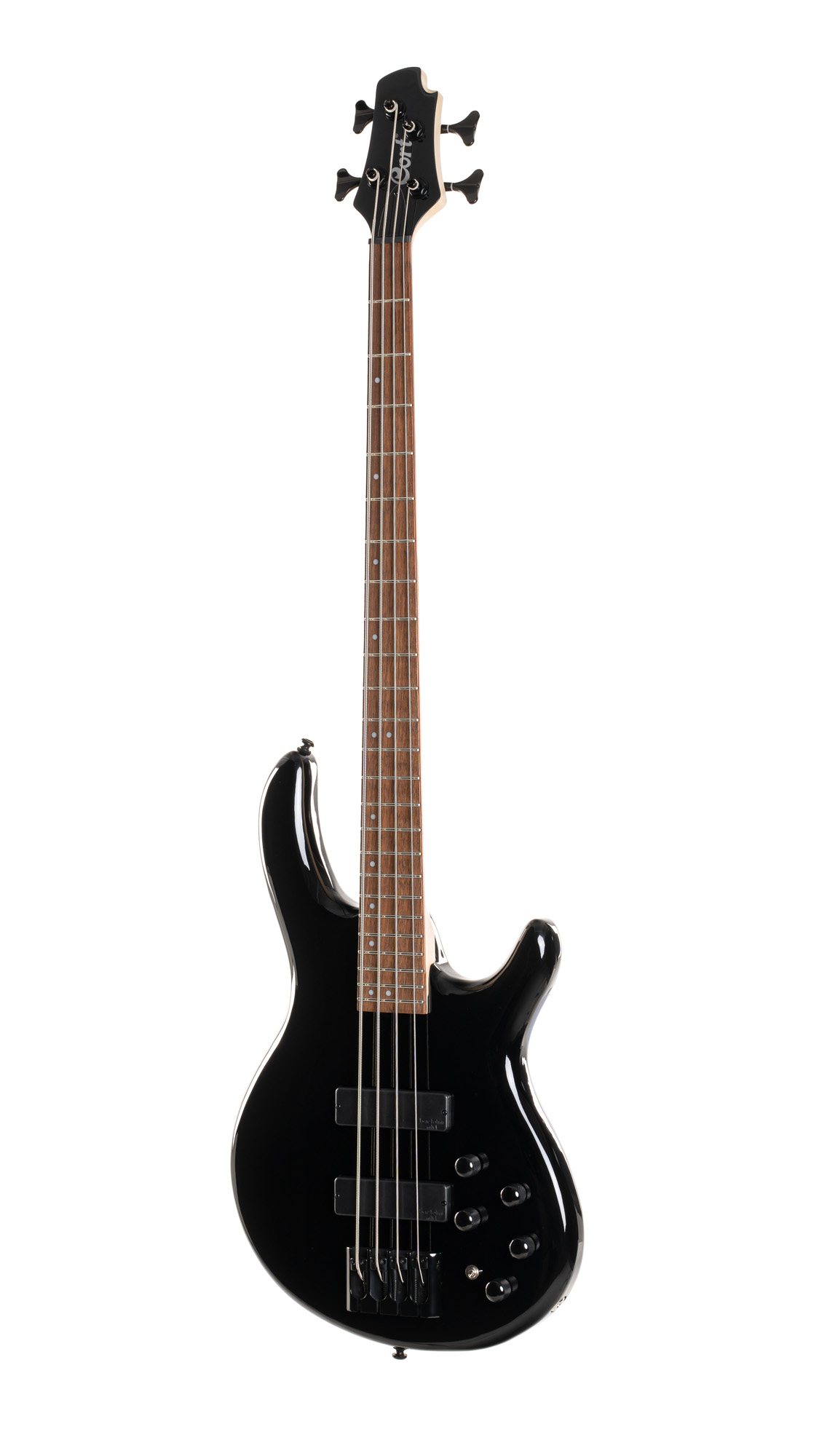 Cort C4 Deluxe Bartolini Jat - Black - Solid body elektrische bas - Variation 2