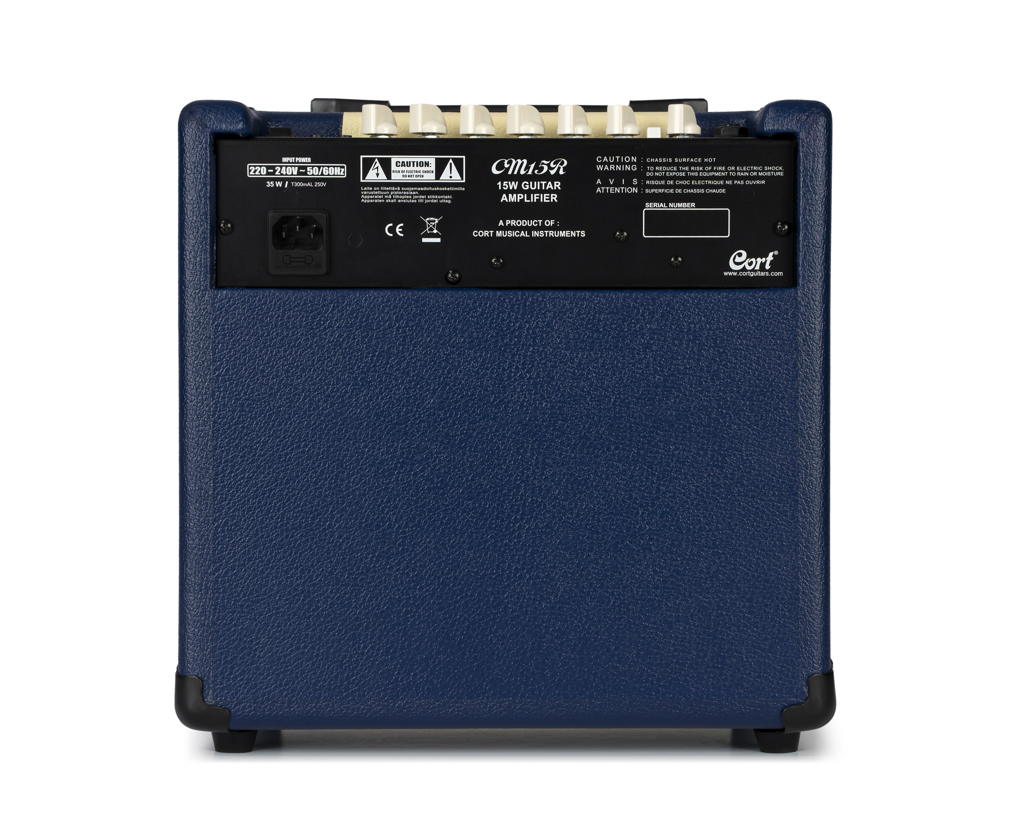 Cort Cm15rdb 15w Reverb Bleu 1x8 - Combo voor elektrische gitaar - Variation 2