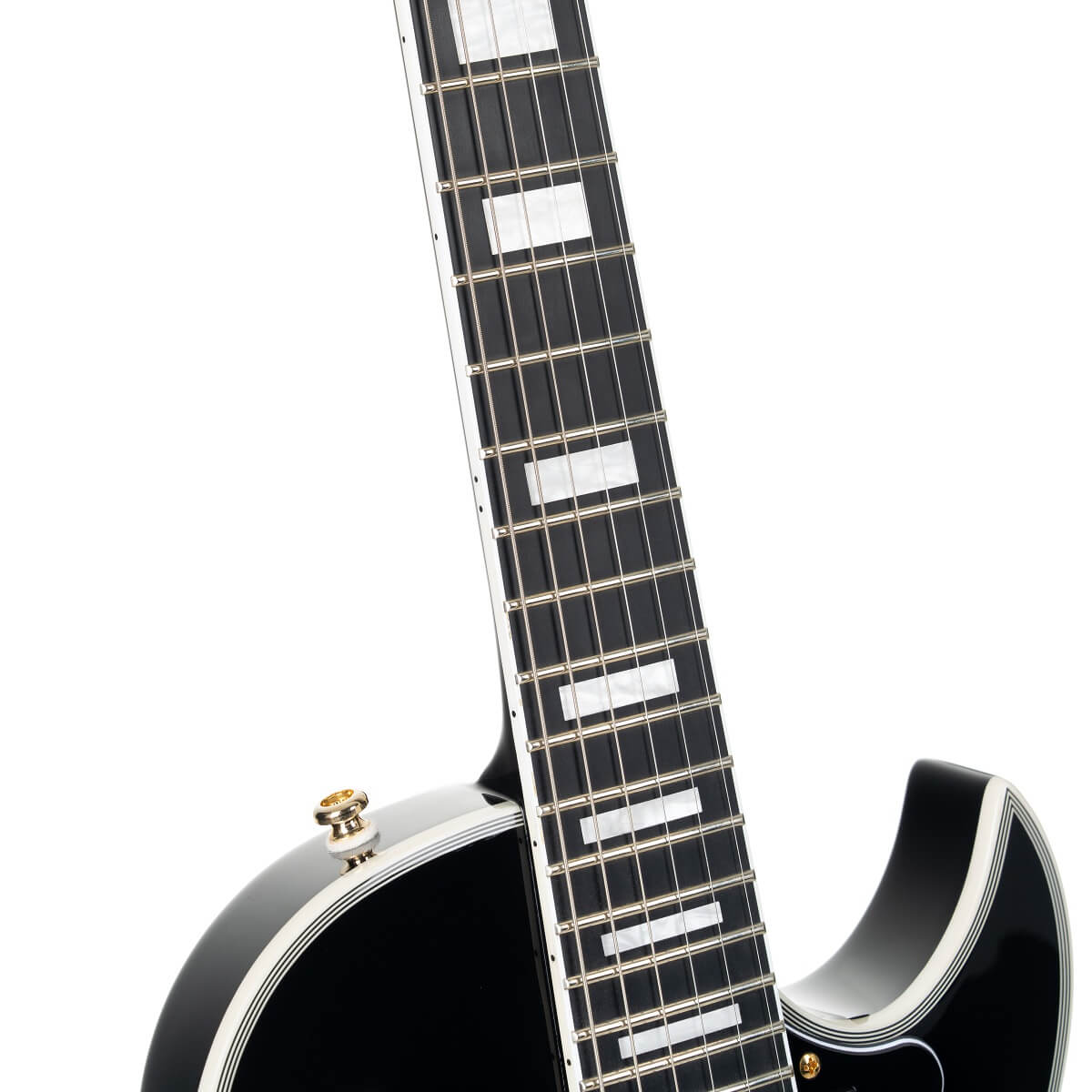 Cort Cr270 Ht Hh Mi - Black - Single cut gitaar - Variation 2