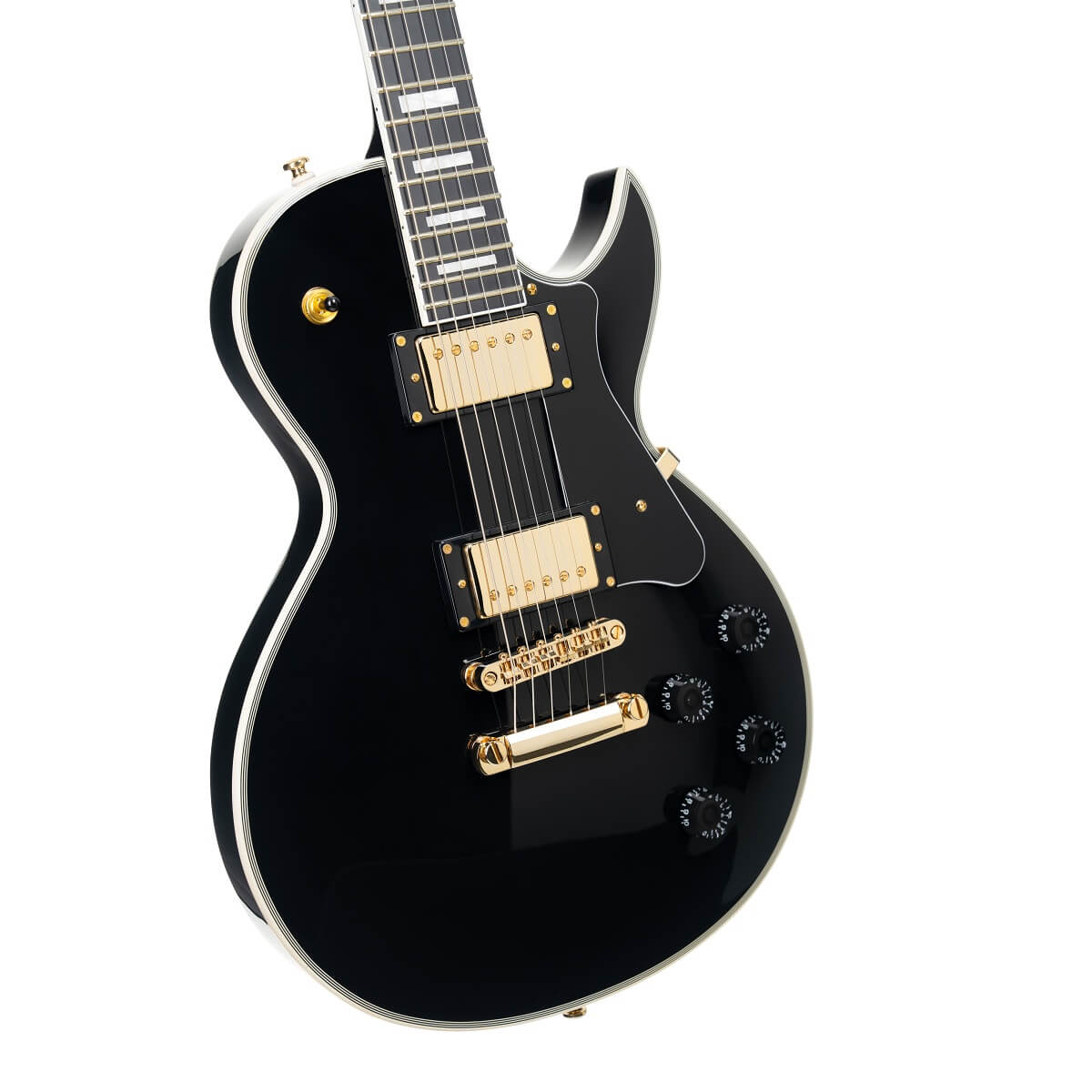 Cort Cr270 Ht Hh Mi - Black - Single cut gitaar - Variation 5