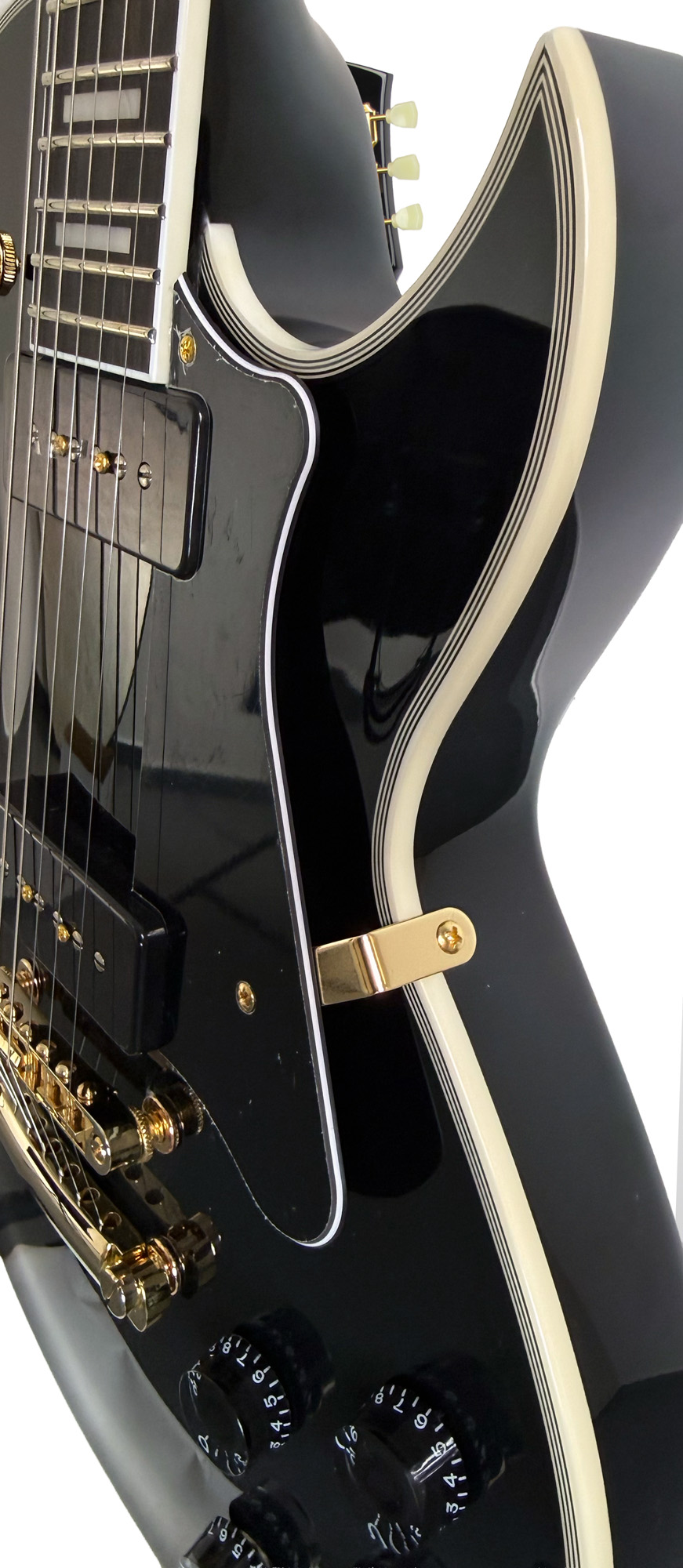 Cort Cr270 Ht P-90 Mi - Black - Single cut gitaar - Variation 1