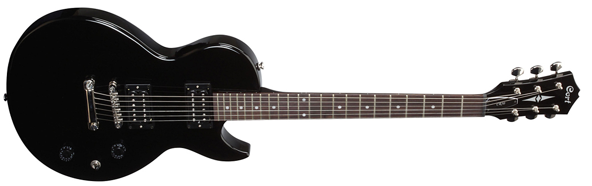 Cort Cr 50 Black - Enkel gesneden elektrische gitaar - Variation 2